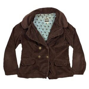 Vintage women's Darra California Brown corduroy blazer Jacket Size Medium
